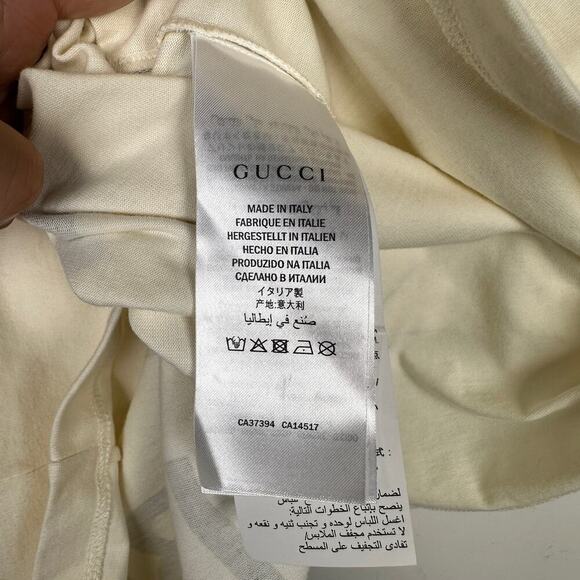 NWT Gucci Manifesto Oversized T-Shirt in White Size L - Picture 13 of 16